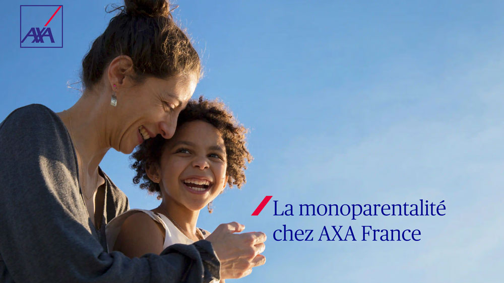 Couverture du guide de la monoparentalité rédigé par AXA